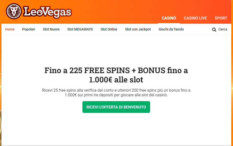 leovegas casino official site